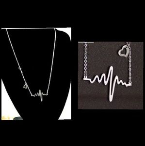 Heart beat necklace